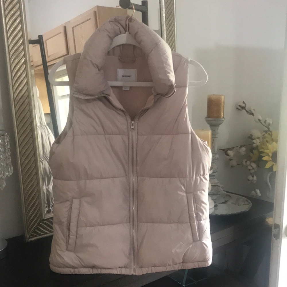 Old Navy Blush Puffer Vest